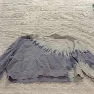 Z SupplyTie-Dye Cropped Sweatshirt